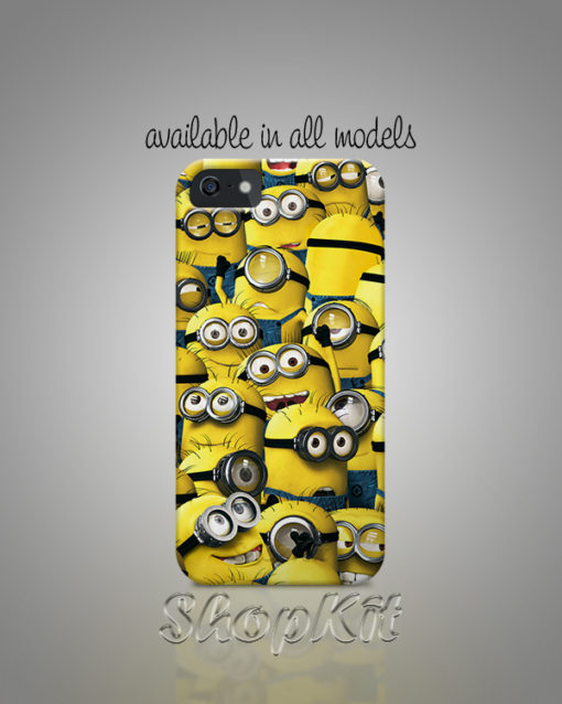 Minions group shot for mobile cover